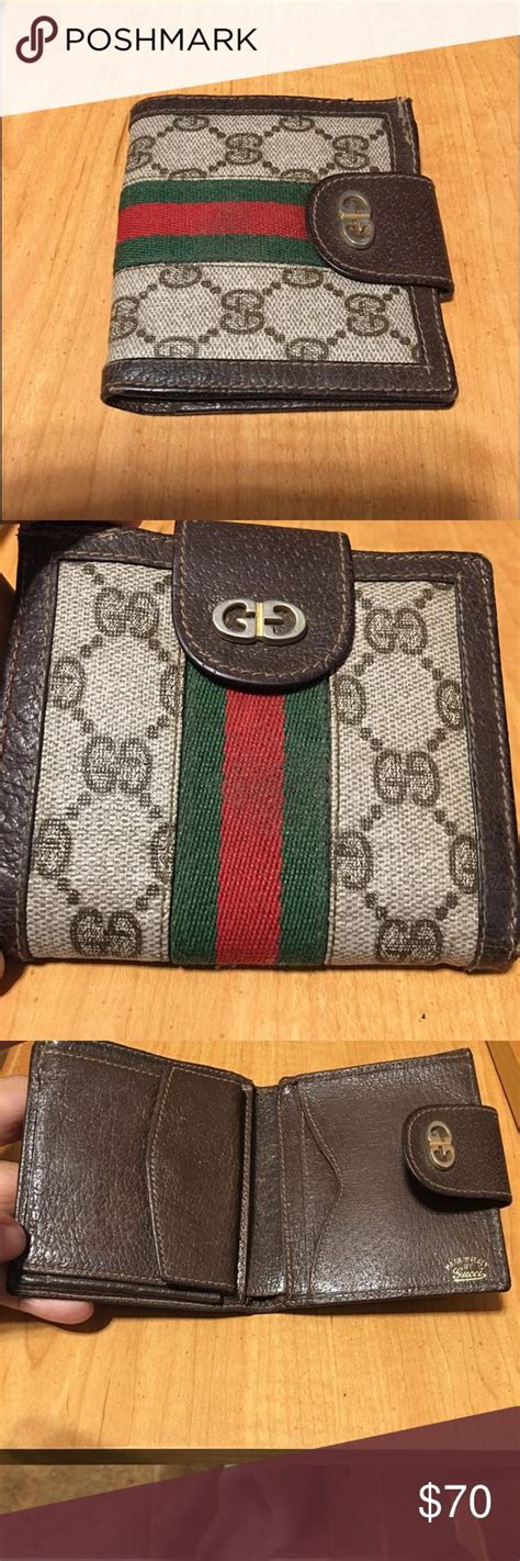 vintage blue gucci wallet|second hand Gucci wallet.